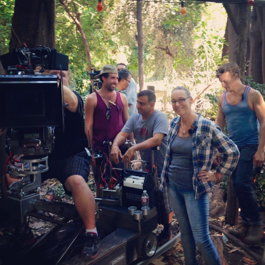 Brandi Bradburn directing Hart of Dixie at Warner Bros